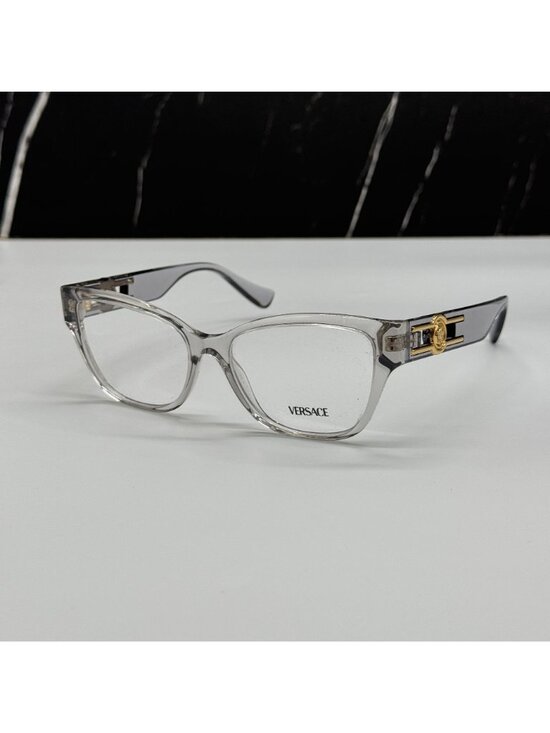 Versace VE3347 5305 Clear Cat Eye Women Eyeglasses Authentic NEW main image 9